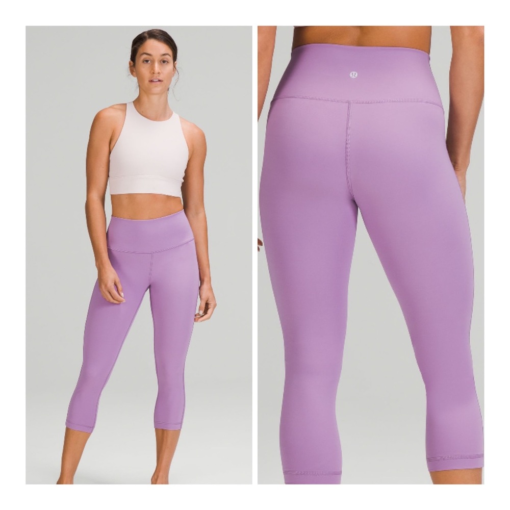 Lululemon Wunder Under 21” Wisteria Purple 4